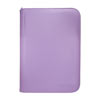 UPPB4PZP-PRO BINDER 4 POCKET VIVID ZIPPERED PURPLE