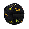 UPPD20DBRA-D20 DICE BAG PLUSH GAMER POUCH RAINBOW