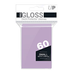 YGO/SMALL SIZE GLOSS LILAC DECK PROTECTORS