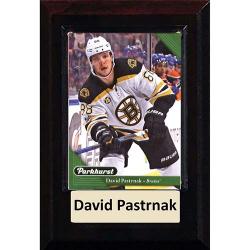 NHL PLAQUE W/CARD 4X6 BRUINS DAVID PASTRNAK