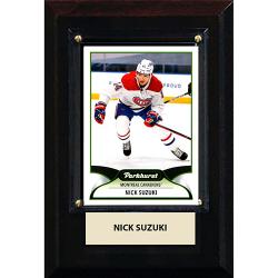 NHL PLAQUE W/CARD 4X6 CANADIENS NICK SUZUKI