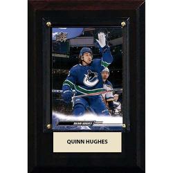 NHL PLAQUE W/CARD 4X6 CANUCKS QUINN HUGHES