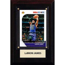 NBA PLAQUE W/CARD 4X6 LAKERS LEBRON JAMES