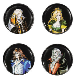 DHC3005728-CASTLEVANIA SYMPHONY OF THE NIGHT 4PC PIN SET