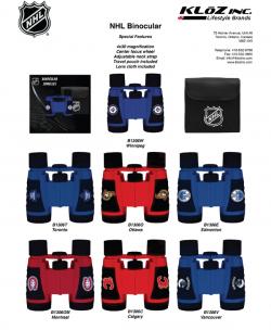 KLHB1306VC-NHL BINOCULARS - CANUCKS