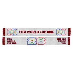 ACSF26MC102-2026 WHITE FIFA ACRYLIC SCARF