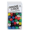 KP02638-OPAQUE DICE D10 100PC ASSORTED BOX