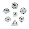 KP02960-PEARLIZED DICE POLYHEDRAL 7pc GRAY