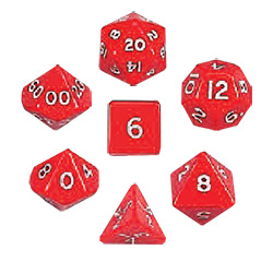 KP05858-JUMBO DICE SET 7PC RED
