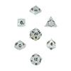 KP09936-PEARLIZED DICE 10PC SET GRAY