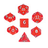 KP10056-OPAQUE DICE 10PC SET RED