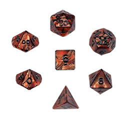 KP12438-OLYMPIC DICE D10 10PC BRONZE