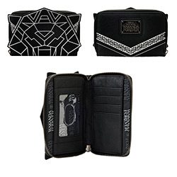 LFMVWA0186-LOUNGEFLY MARVEL BLACK PANTHER WALLET