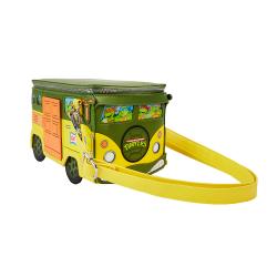 LFTMNTTB0002-LOUNGEFLY TMNT 40TH ANN PARTY WAGON CROSSBODY BAG
