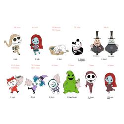 3D FOAM BAG CLIP NIGHTMARE BEFORE CHRISTMAS #11 (12)