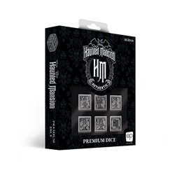MONAC002266-DICE SET PREMIUM 6PC DISNEY HAUNTED MANSION - OOP