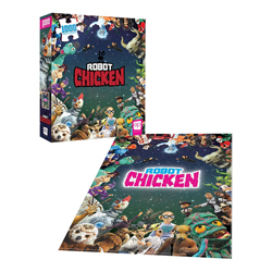 MONPZ010671-PUZZLE 1000PC ROBOT CHICKEN IT WAS ONLY A DREAM