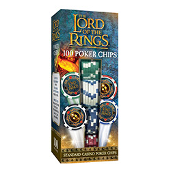 LORD OF THE RINGS POKER CHIPS 100CT
