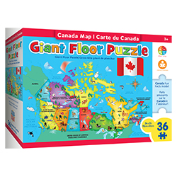 CANADA MAP 36PC FLOOR PUZZLE (4)