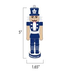 NHL NUTCRACKER 5" MAPLE LEAFS