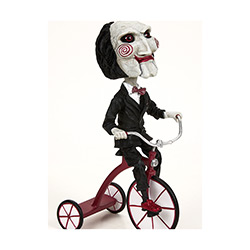 HEAD KNOCKER SAW PUPPET ON TRICYCLE
