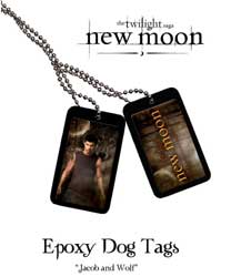 NE21302-TWILIGHT DOG TAGS JACOB/WOLF