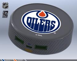 NHL PUCK POWER CHRGRS - OILERS