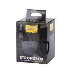 UATDS19002-DECK BOX DRAGON SHIELD STRONGBOX CLEAR BLACK