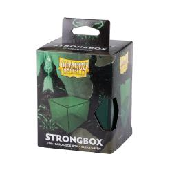 UATDS19006-DECK BOX DRAGON SHIELD STRONGBOX CLEAR GREEN