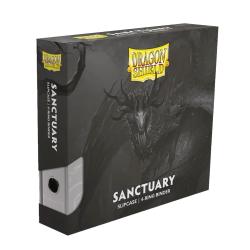 UATDS33603-DRAGON SHIELD SANCTUARY SLIPCASE 4-RING BINDER WHT