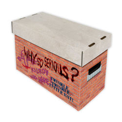 UBCWBXSHORTBRK-COMIC BOX SHORT CARDBOARD BRICK 10CT