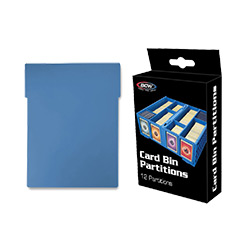 UBCWCCPBLU-1,600 & 3,200CT COLLECT. CARD BIN PARTITIONS BLUE