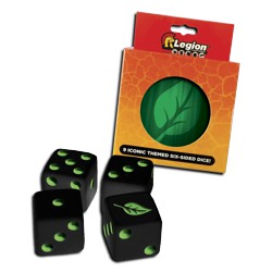 ULGDCT127-9-PACK D6 DICE TIN ICONIC LIFE