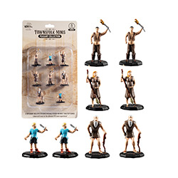 UMBMONMAMPPE-MONSTER MINIATURE FIGURE SET PAINTED PEASANT 8PK