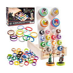MONSTER MINIATURE CONDITION RING SET 64pc