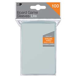 UPBGCSL65100-BOARD GAME CARD SLEEVES LIGHT 65 X 100MM