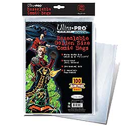 UPCBGR-BAGS UP COMIC GOLDEN RESEALABLE