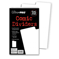 UPCD-COMIC DIVIDERS (WHITE)