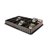 UPCST-CARD SORTING TRAY W/ 18 SLANTED COMPARTMENTS