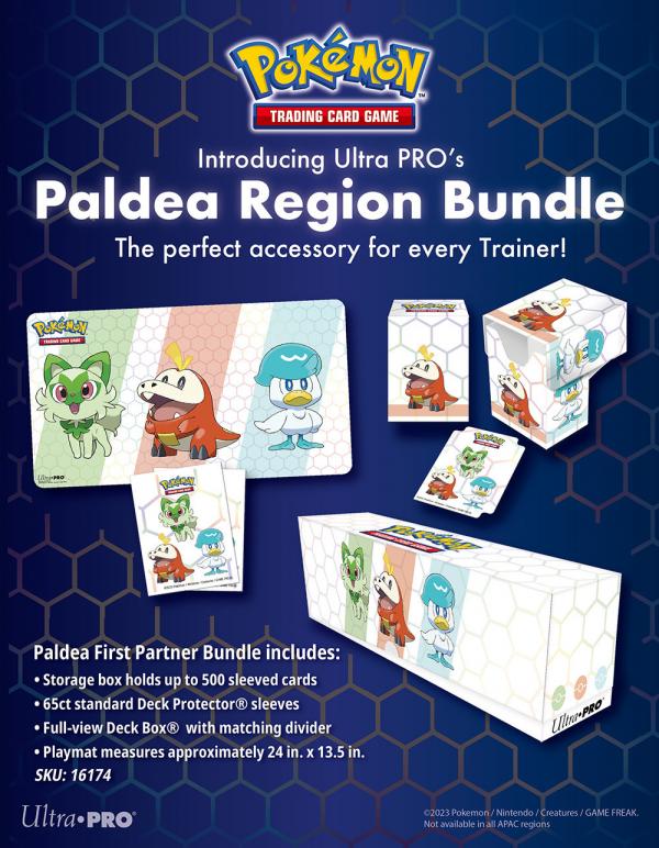 Ultra PRO Partners with Pokémon to Introduce the Paldea First Partner  Bundle!