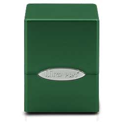 DECK BOX SATIN CUBE FOREST GREEN