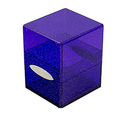 UPDBSCGPU-DECK BOX SATIN CUBE GLITTER PURPLE