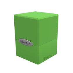 UPDBSCLG-DECK BOX SATIN CUBE LIME GREEN