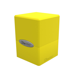 UPDBSCLY-DECK BOX SATIN CUBE LEMON YELLOW