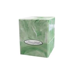UPDBSCMLGW-DECK BOX SATIN CUBE MARBLE LIME GREEN/WHITE