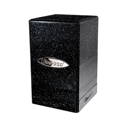 UPDBSTGBK-DECK BOX SATIN TOWER GLITTER BLACK