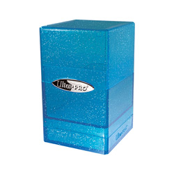 UPDBSTGBL-DECK BOX SATIN TOWER GLITTER BLUE
