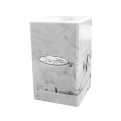 DECK BOX SATIN TOWER MARBLE BLACK/WHITE
