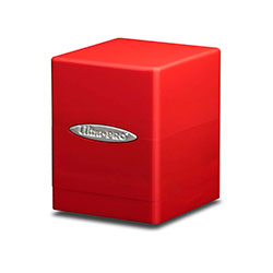 UPDBSTR-DECK BOX SATIN TOWER APPLE RED