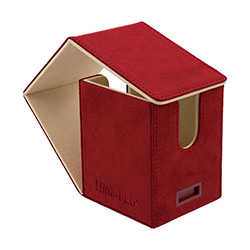 UPDBVDAFR-DECK BOX VIVID DELUXE ALCOVE FLIP (TOP-LOAD) RED